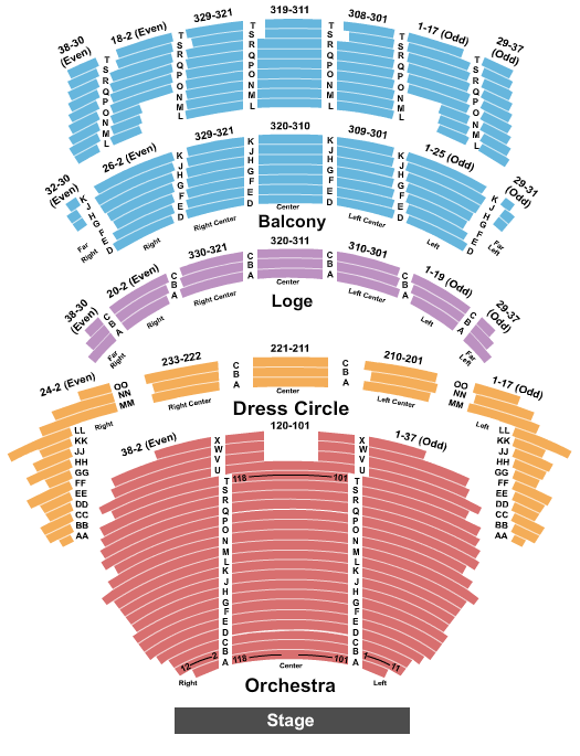 Cadillac Palace Moulin Rouge Seating Chart